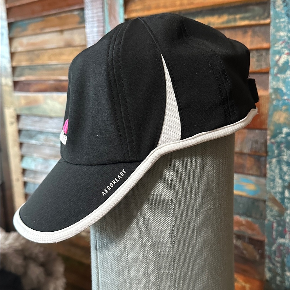 Adidas Black Cap with Pink and White Accents - Picture 2 of 6